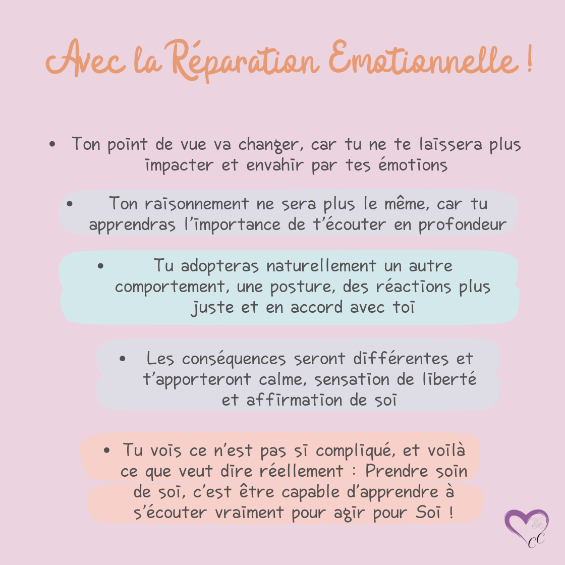 solutions avec la réparation émotionnelle